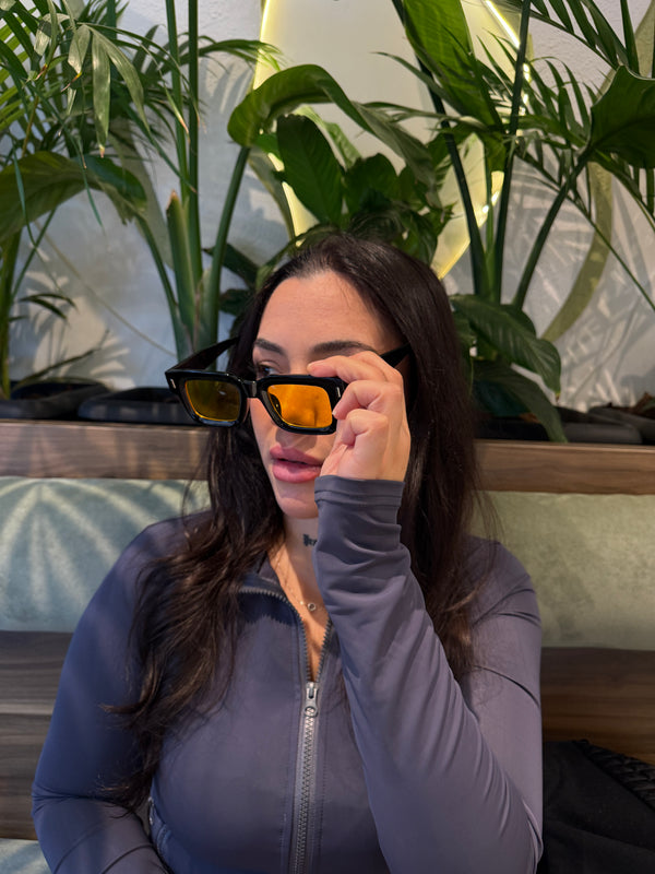 Customer wearing Iris Frames