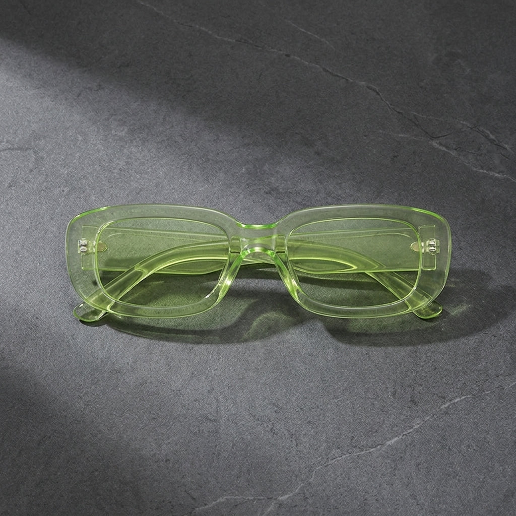 Ibiza sunglasses by Iris Frames, colorful coastal eyewear for late sunsets