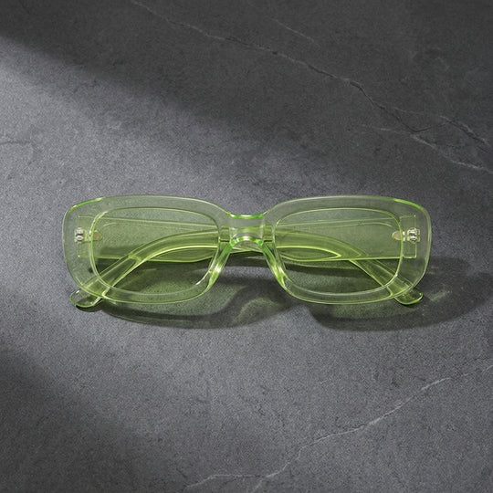 Ibiza sunglasses by Iris Frames, colorful coastal eyewear for late sunsets