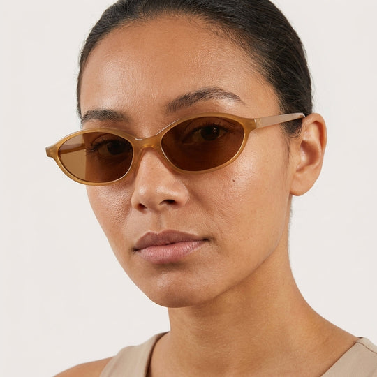 Monaco sunglasses by Iris Frames, Espresso colorway timeless luxury frames