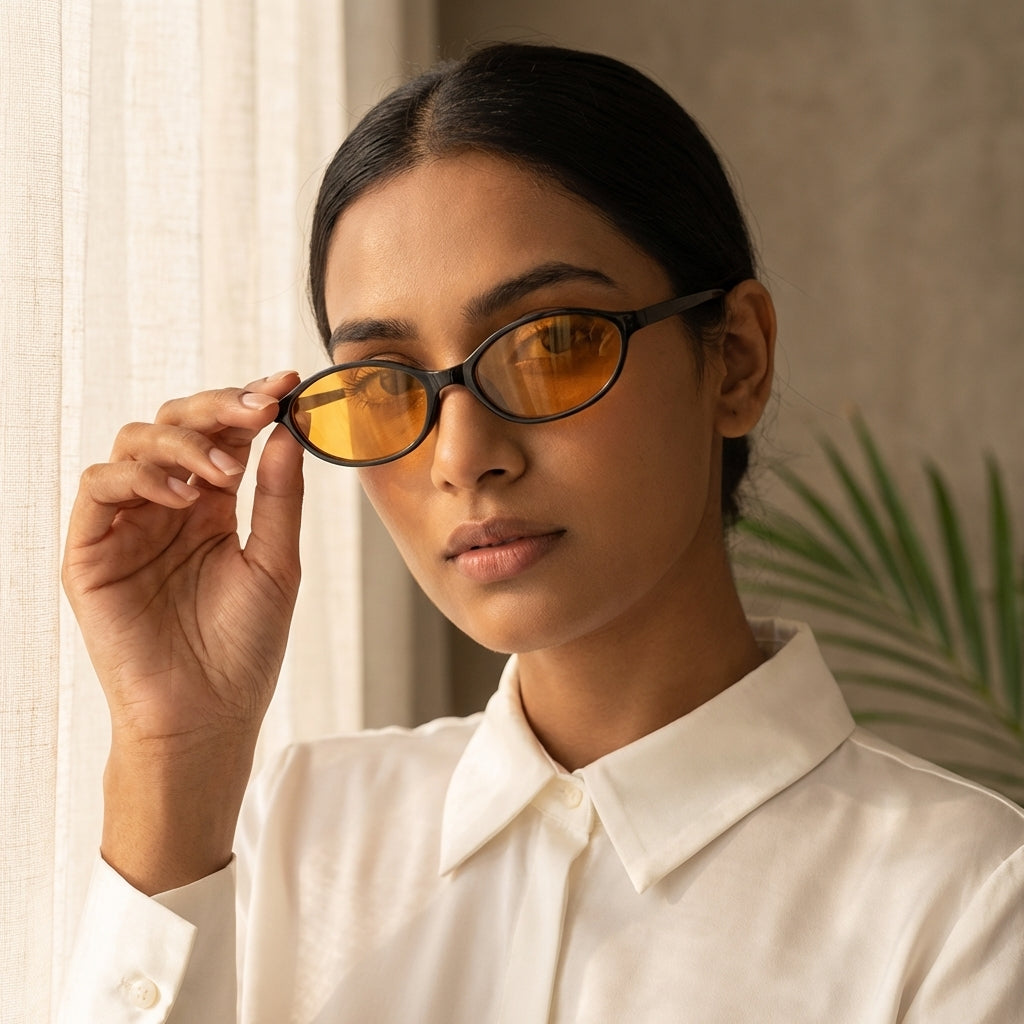 Monaco sunglasses by Iris Frames, Sunrise colorway UV-protective eyewear