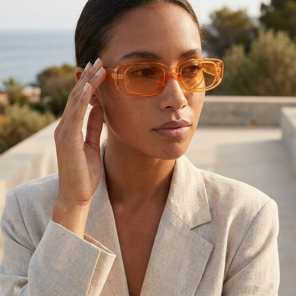 Ibiza sunglasses by Iris Frames, lightweight designer frames for beach lifestyle