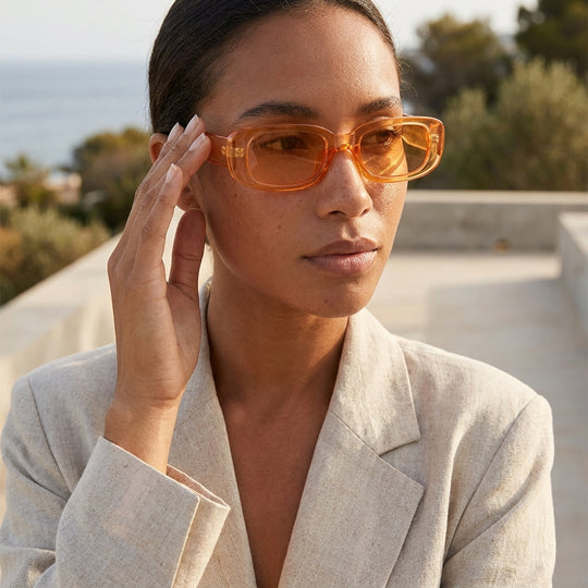 Ibiza sunglasses by Iris Frames, lightweight designer frames for beach lifestyle