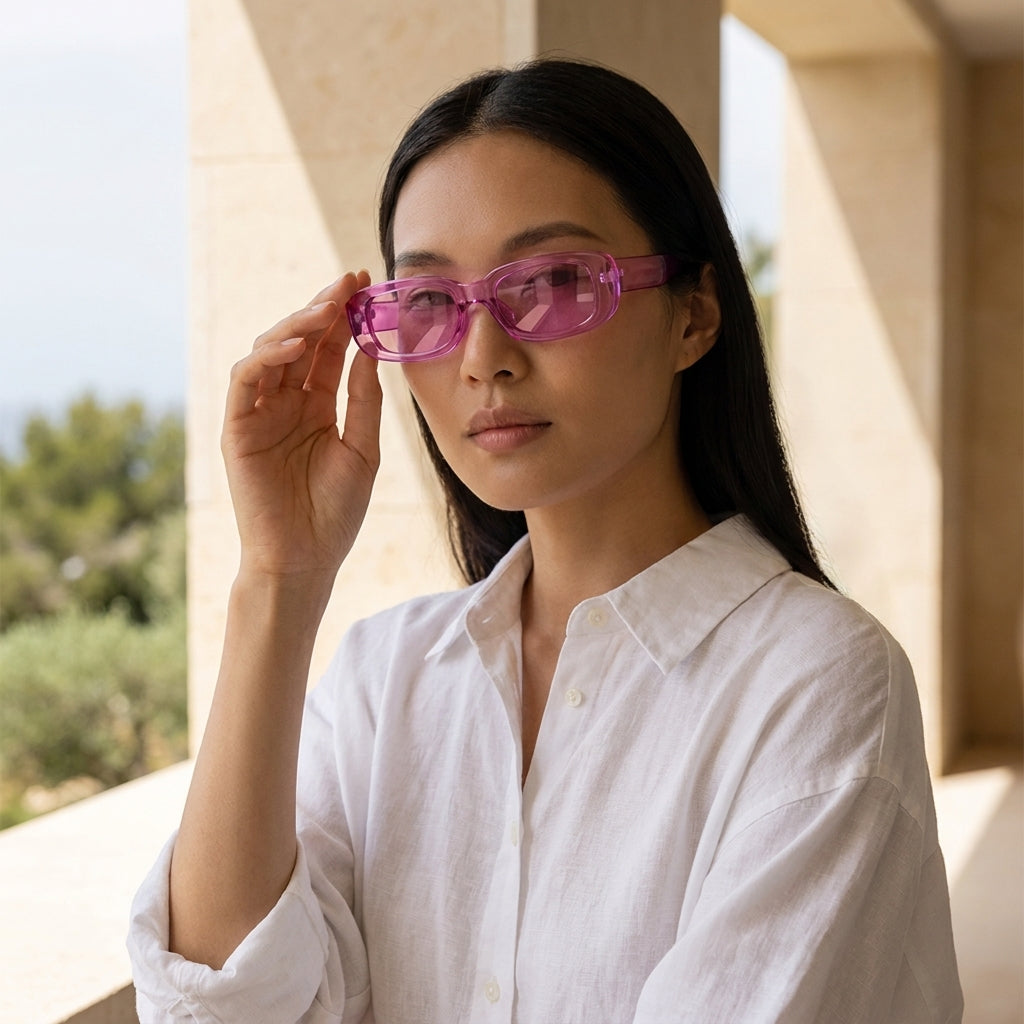Ibiza sunglasses by Iris Frames, summer coastal frames in bold colorways