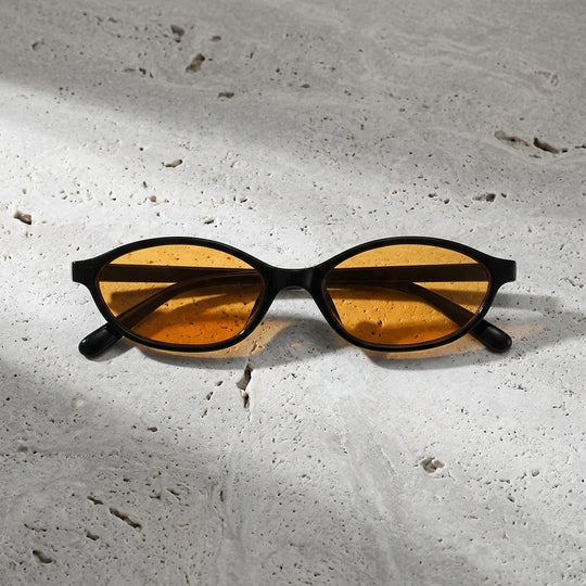 Monaco sunglasses by Iris Frames, Shadow colorway rectangular designer eyewear